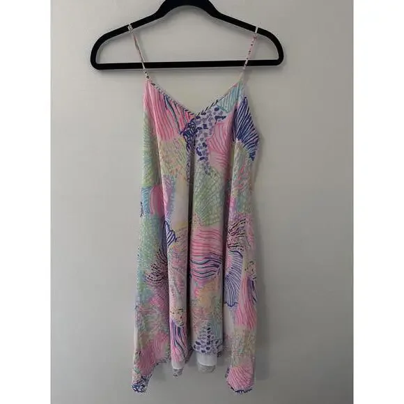 Lilly Pulitzer Multicolor Spaghetti Strap Dress Size Small - Picture 5 of 5